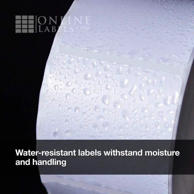 Alt view image 3 of 6 - OnlineLabels - 2.25 x 1.25 Waterproof Labels for DYMO Printers - 1,000 Per Roll, 24 Rolls Totaling 24,000 Labels - Same As DYMO 30334 - RL2895DW-24