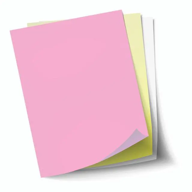 Alt view image 6 of 7 - 8.5 x 11 Excel One Carbonless Paper, (230950) 3 part Reverse (Bright Pink/Canary/White), 10 REAMS (10 Reams, 1670 Sets)