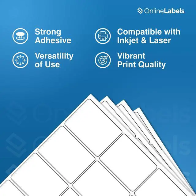 Alt view image 5 of 7 - 2.675 x 2 Rectangle Labels - Pack of 15,000 Labels, 1,000 Sheets - Inkjet/Laser Printer