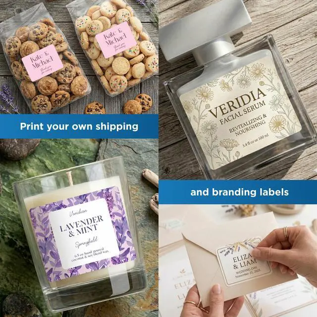 Alt view image 3 of 7 - 2.675 x 2 Rectangle Labels - Pack of 15,000 Labels, 1,000 Sheets - Inkjet/Laser Printer