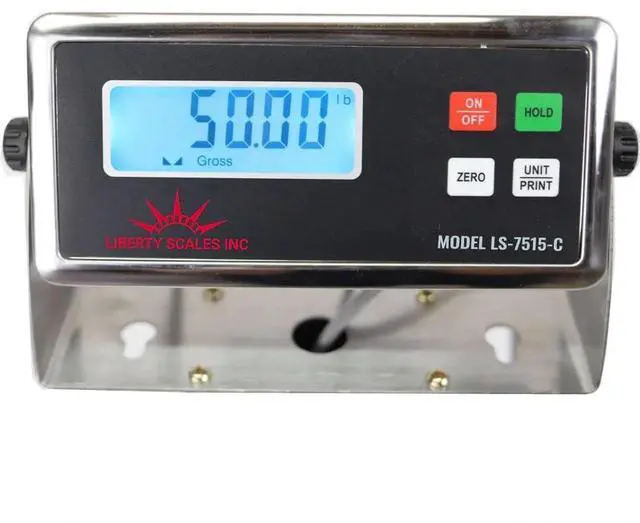 Alt view image 6 of 7 - Liberty LS-922 Livestock Scale 1000 lb x 0.2 lb Size 43" x 20" Heavy Duty Digital Animal Scale, Vet Scale & Farm Scale for Dogs, Goat, Pig or Sheep