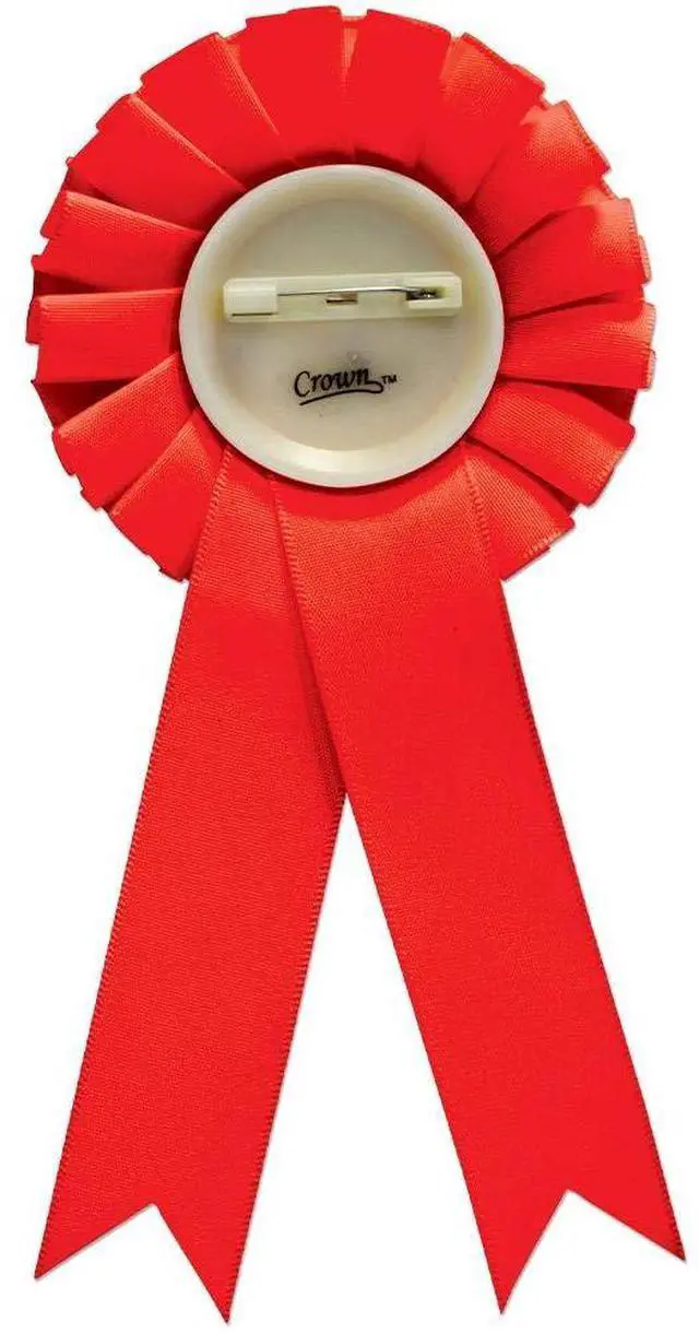 Main image of Worlds Greatest Boss Red Rosette Ribbon Award, Worlds Greatest Boss Red Rosette Trophy Ribbon Prize, Prime