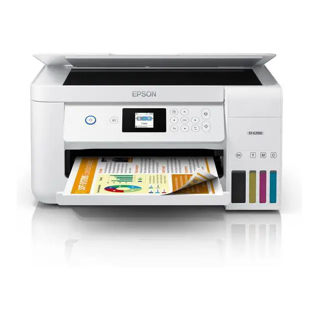 Alt view image 4 of 5 - Workforce ST-C2100 Wireless Inkjet Multifunction Printer - Color