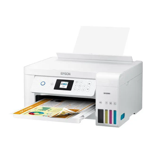 Alt view image 3 of 5 - Workforce ST-C2100 Wireless Inkjet Multifunction Printer - Color