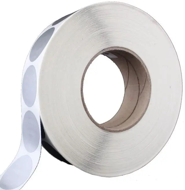 Alt view image 2 of 4 - 1.5 in Silver Round Scratch-Off Stickers, 2500 Pack | Ideal for gender reveals, baby showers, wedding games, invitations, raffle tickets, classroom rewards, business campaigns