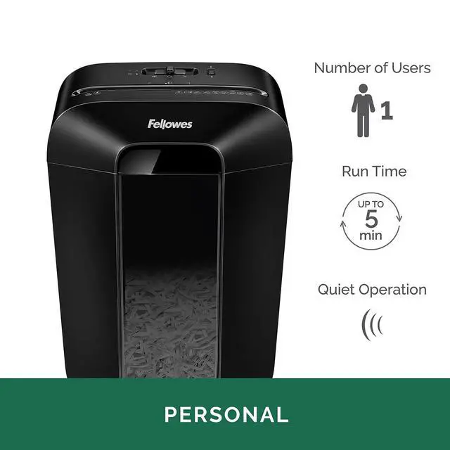 Alt view image 2 of 6 - Powershred LX70-DB 11 Sheet Cross-Cut Household Paper Shredder for Home Office