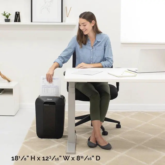 Alt view image 6 of 6 - Powershred LX70-DB 11 Sheet Cross-Cut Household Paper Shredder for Home Office