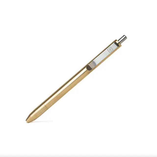 Main image of Slim Click Pen (Brass)