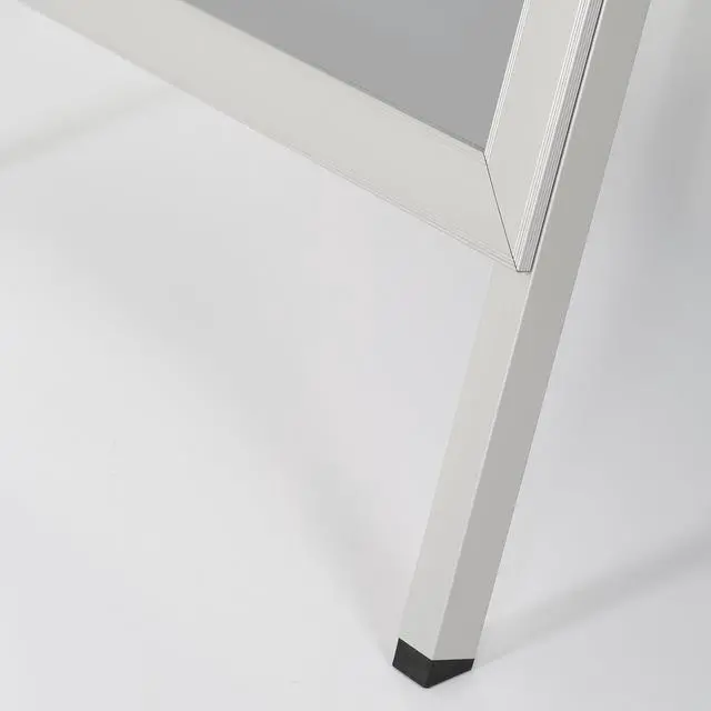 Alt view image 6 of 6 - Sandwich Board Slide-in A Frame Double Sided, Picture, Poster, Advertising Display Menu Board, Aluminum Sidewalk Pavement Sign Holder (Silver, 30x40 inch)