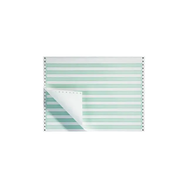Alt view image 4 of 4 - Green Bar Computer Paper, 14 7/8" x 11", 20lb, 2,700/Box, For Office, School & Home