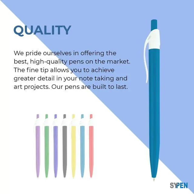Alt view image 3 of 6 - Personalized Pens With your Custom Logo or Text-500 Pack Bulk-for Businesses, Parties, and Events, Custom Printed Ballpoint Click Pens, Purple Barrel Color, Black Ink