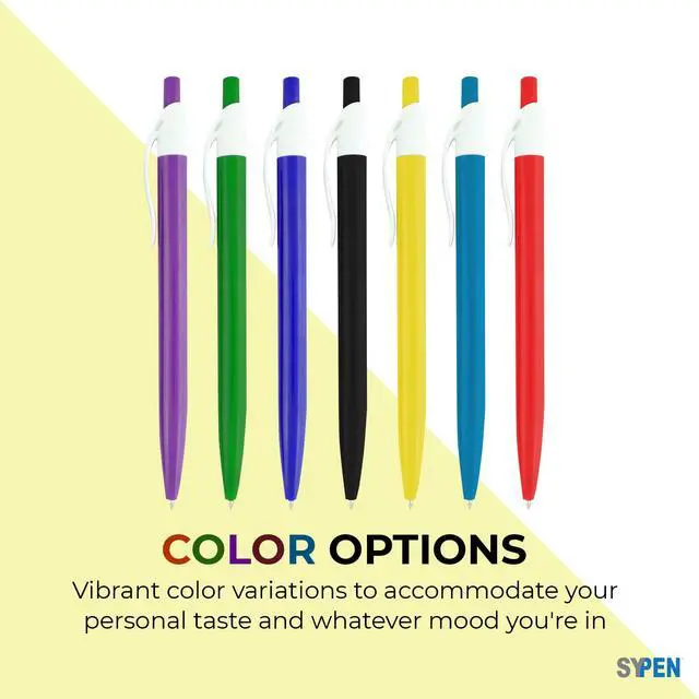 Alt view image 4 of 6 - Personalized Pens With your Custom Logo or Text-500 Pack Bulk-for Businesses, Parties, and Events, Custom Printed Ballpoint Click Pens, Purple Barrel Color, Black Ink