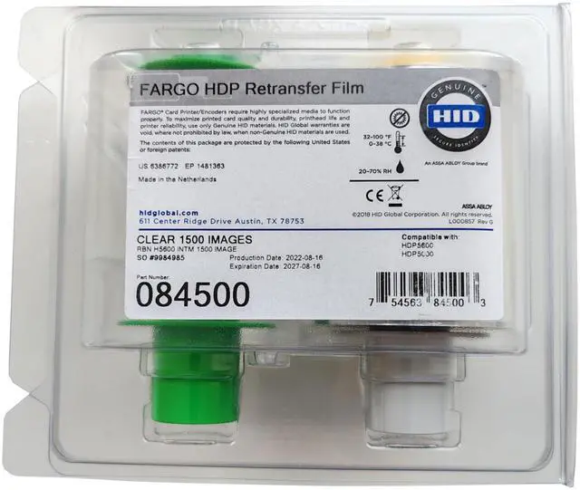Main image of Fargo HDP5600 Transfer Film - 84500