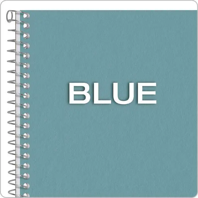 Alt view image 5 of 6 - Kraft Cover Notebook, 9.5 x 6 Inches, College Rule, 80 Sheets Each, Blue Covers, Box of 24 (65121)