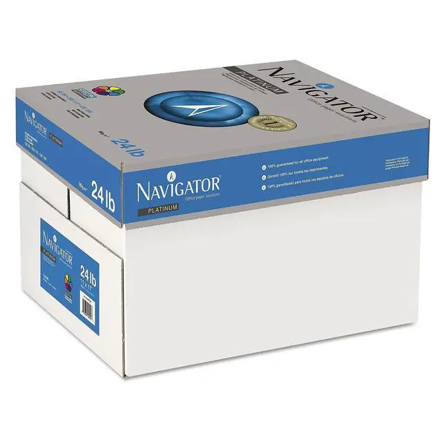 Alt view image 2 of 3 - Soporcel NPL1724 Platinum Paper, 99 Brightness, 24lb, 11 x 17, White, 2500/Carton