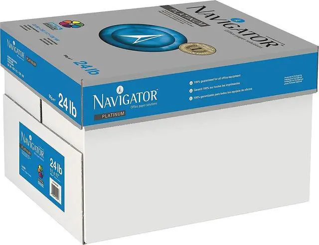 Alt view image 3 of 3 - Soporcel NPL1724 Platinum Paper, 99 Brightness, 24lb, 11 x 17, White, 2500/Carton