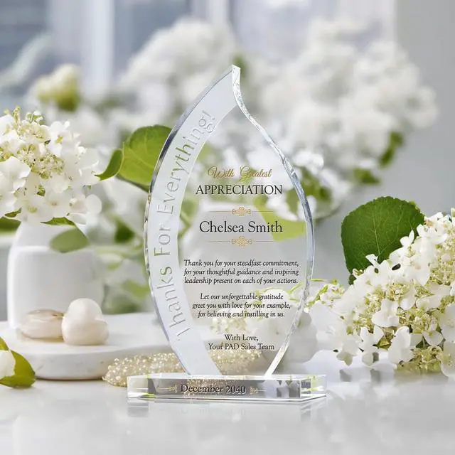 Alt view image 2 of 7 - Personalized Leader Appreciation Gift Plaque, Customized with corporate executive's name, unique boss day, birthday, Farewell, Departing, Christmas gift for boss, manager, supervisor (XL - 12")