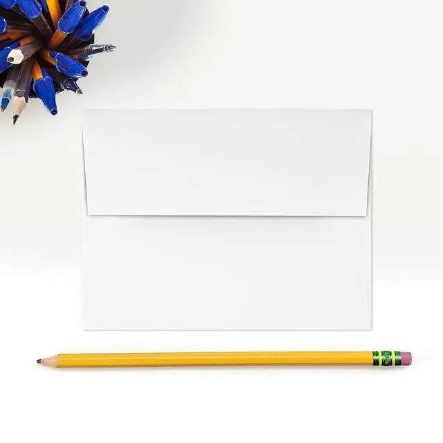 Alt view image 4 of 7 - A2 Envelopes, 4 3/8" x 5 3/4", 24lb. Bright White, 2,400 Pack
