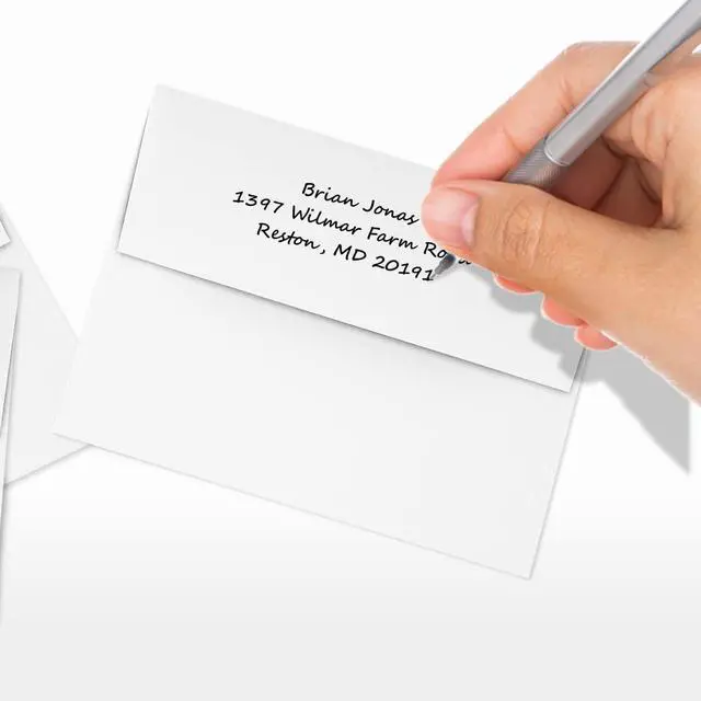 Alt view image 6 of 7 - A2 Envelopes, 4 3/8" x 5 3/4", 24lb. Bright White, 2,400 Pack