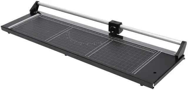 Alt view image 2 of 7 - Precision Manual Rotary Paper Trimmer 36 inch Sharp Photo Paper Rolling Cutter Heavy Duty
