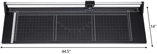 Alt view image 5 of 7 - Precision Manual Rotary Paper Trimmer 36 inch Sharp Photo Paper Rolling Cutter Heavy Duty
