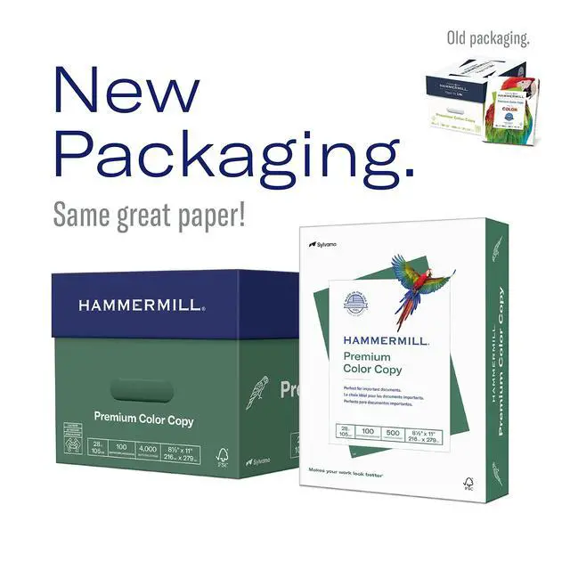 Alt view image 5 of 7 - Printer Paper, Premium Color 32 lb Copy Paper, 11 x 17-100 Bright, Made in the USA, 102660C - 4 Ream (2,000 Sheets)