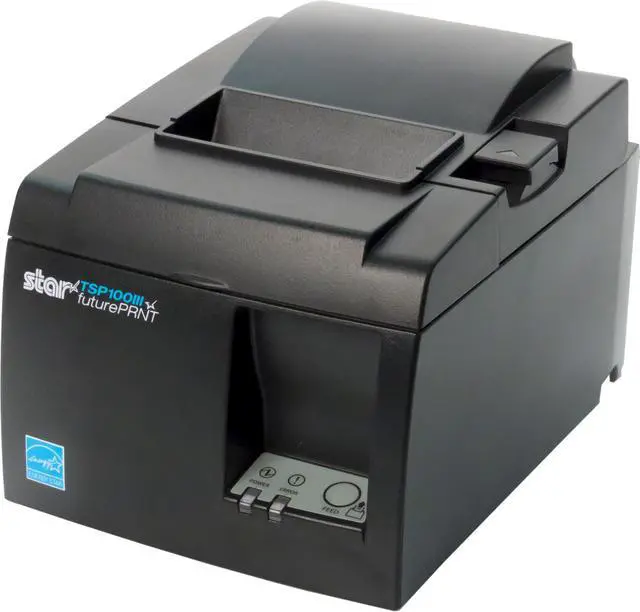 Main image of TSP143IIIU USB Thermal Receipt Printer with Device and Mfi USB Ports, Auto-cutter, and Internal Power Supply - Gray