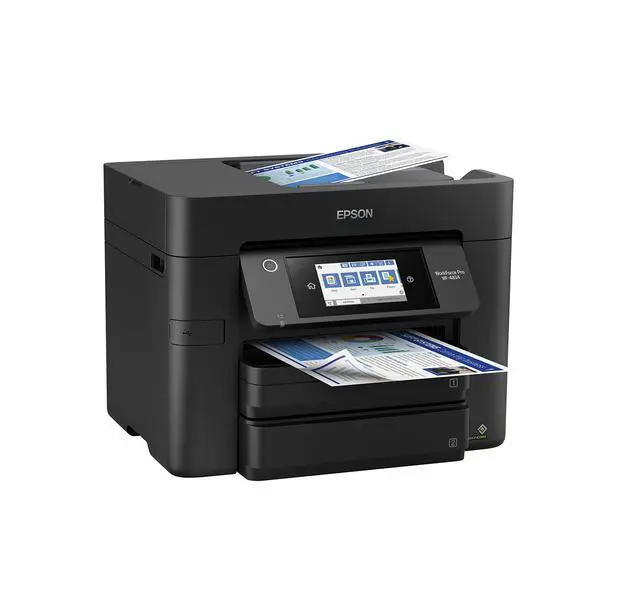 Alt view image 2 of 7 - Workforce Pro WF-4834 Wireless All-in-One Printer with Auto 2-Sided Print Copy, Scan and Fax, 50-Page ADF, 500-sheet Paper Capacity, 4.3" Color Touchscreen