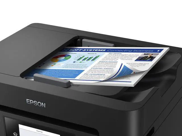 Alt view image 6 of 7 - Workforce Pro WF-4834 Wireless All-in-One Printer with Auto 2-Sided Print Copy, Scan and Fax, 50-Page ADF, 500-sheet Paper Capacity, 4.3" Color Touchscreen