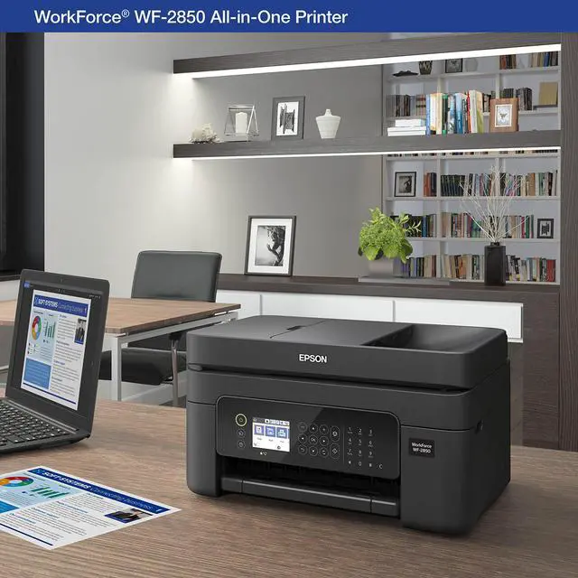 Alt view image 5 of 7 - Workforce WF-2850 Wireless All-in-One Printer with Scan, Copy, Fax