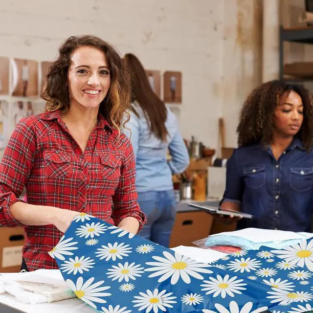 Alt view image 7 of 7 - Poly Mailers 10x13" 1200 Pack Blue Daisy,Self Adhesive Shipping Envelopes Bags for Clothing,Waterproof Durability Mailers Poly Package Shipping Bags for Small Business,Keep Items Protected