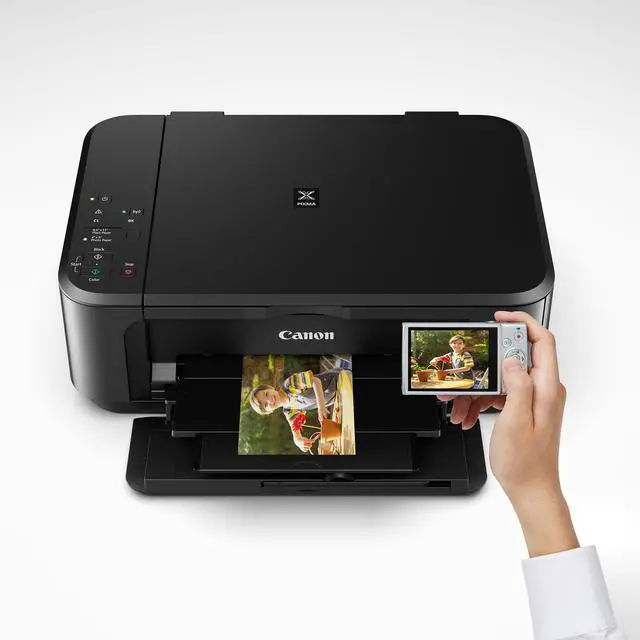 Alt view image 4 of 7 - Pixma MG3620 Wireless All-in-One Color Inkjet Printer with Mobile and Tablet Printing, Black