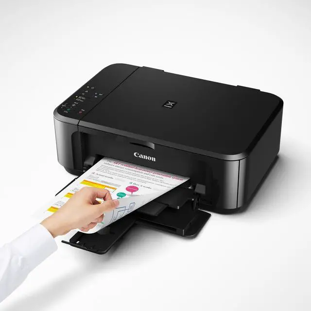Alt view image 5 of 7 - Pixma MG3620 Wireless All-in-One Color Inkjet Printer with Mobile and Tablet Printing, Black
