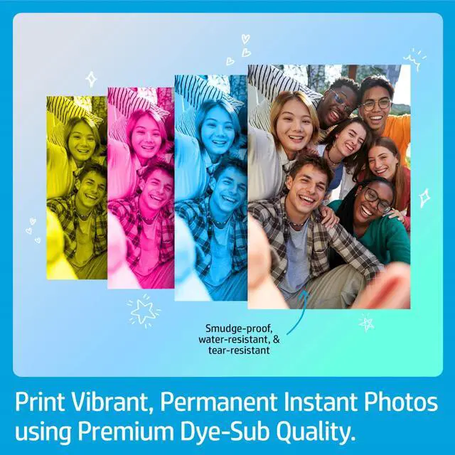 Alt view image 3 of 7 - Sprocket Studio Plus 4x6 Wireless Instant Photo Printer, Wi-Fi, Premium Dye Sublimation, Prints Vibrant Color Pictures Bundle: Photo Album, Markers, Photo Paper, and Stickers