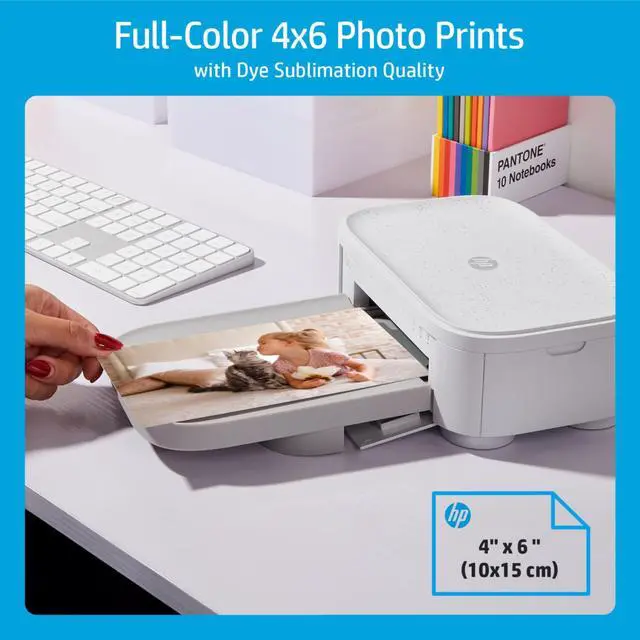 Alt view image 5 of 7 - Sprocket Studio Plus 4x6 Wireless Instant Photo Printer, Wi-Fi, Premium Dye Sublimation, Prints Vibrant Color Pictures Bundle: Photo Album, Markers, Photo Paper, and Stickers