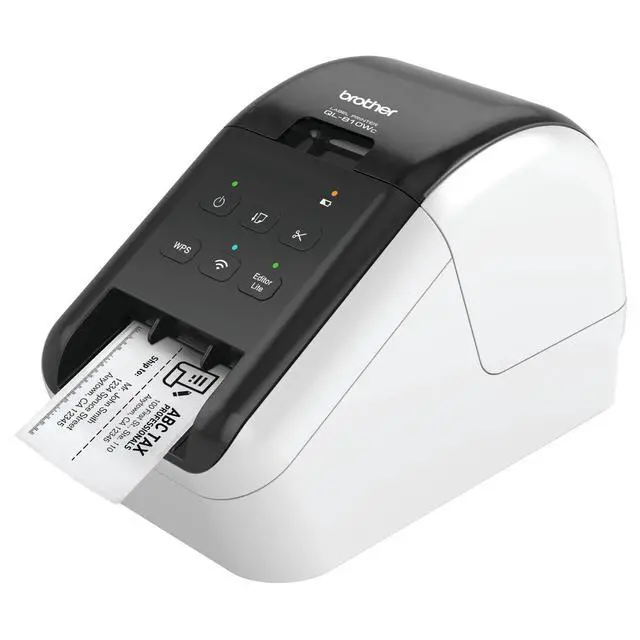 Alt view image 5 of 6 - QL-810Wc Professional Printer with USB and WiFi connectivity, Ultra-Fast up to 110 Labels per Minute with Standard Address in Monochrome, Black & Red Printing Available
