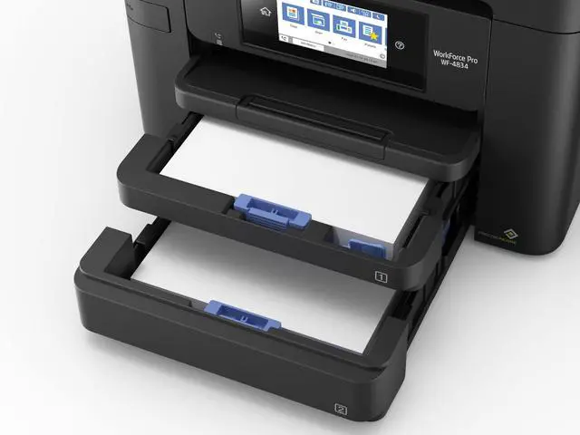 Alt view image 7 of 7 - Workforce Pro WF-4834 Wireless All-in-One Printer with Auto 2-Sided Print Copy, Scan and Fax, 50-Page ADF, 500-sheet Paper Capacity, 4.3" Color Touchscreen