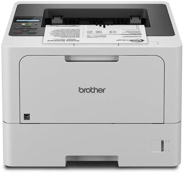 Main image of HL-L5210DN Business Monochrome Laser Printer with Duplex Printing, Versatile Paper Handling, Mobile Printing, and Gigabit Ethernet Networking, Works with Alexa