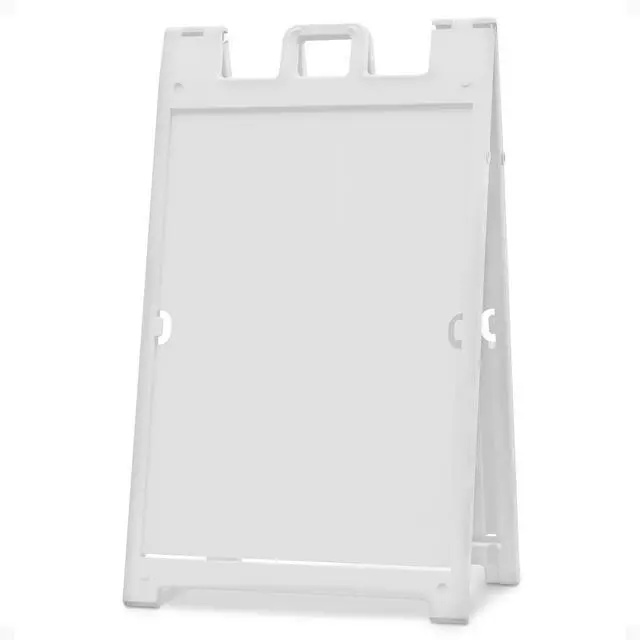 Main image of Signicade Deluxe A Frame Sidewalk Curb Sign in White