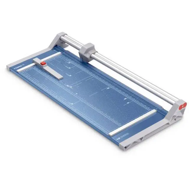 Alt view image 4 of 7 - 554 Professional Rotary Trimmer, 28" Cut Length, 20 Sheet Capacity, Self-Sharpening, Dual Guide Bar, Automatic Clamp, German Engineered Paper Cutter