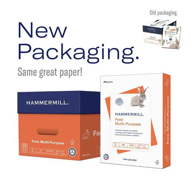 Alt view image 5 of 7 - Fore Multi-Purpose 24lb Copy Paper, 11x17, 5 Ream Case, 2500 Sheets, Made in USA, Sustainably Sourced From American Family Tree Farms, 96 Bright, Acid Free, Economical Printer Paper,102848C