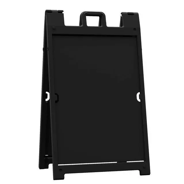 Alt view image 3 of 7 - Signicade Deluxe A Frame Sidewalk Curb Sign in Black