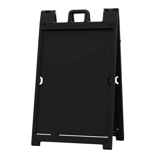 Alt view image 4 of 7 - Signicade Deluxe A Frame Sidewalk Curb Sign in Black