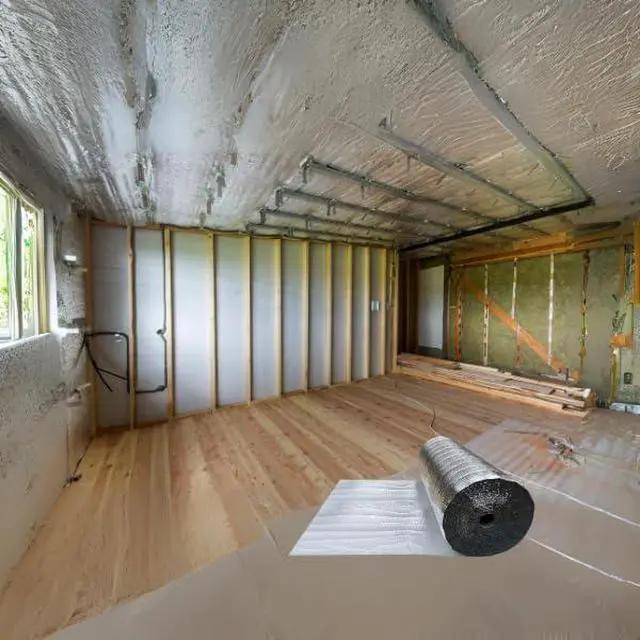 Alt view image 6 of 6 - USA Reflective Insulation Bubble Roll, 48" x 125' | One-Sided Thermal Bubble Roll, Radiant Barrier Wrap, Colder Climates
