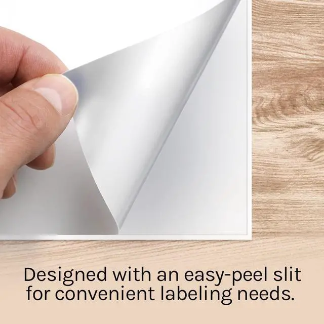 Alt view image 4 of 7 - White Shipping Labels 8.5" x 11" Laser/Inkjet Compatible 2000 Sheets - Letter Size