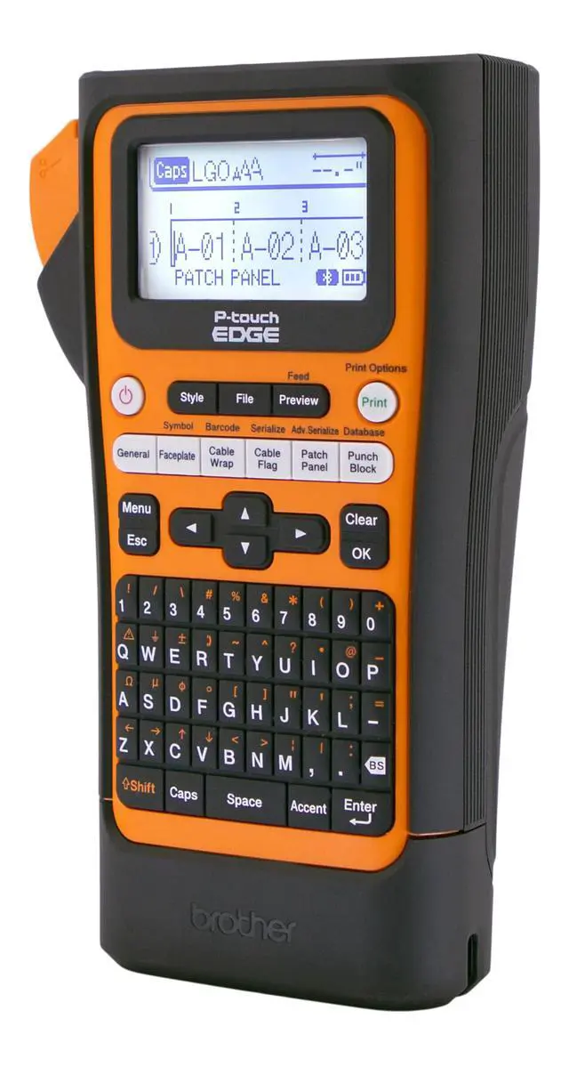 Alt view image 3 of 7 - PT-E310BTVP P-Touch Edge Handheld Industrial Label Printer Kit with Bluetooth and USB-C (up to 18mm Labels)