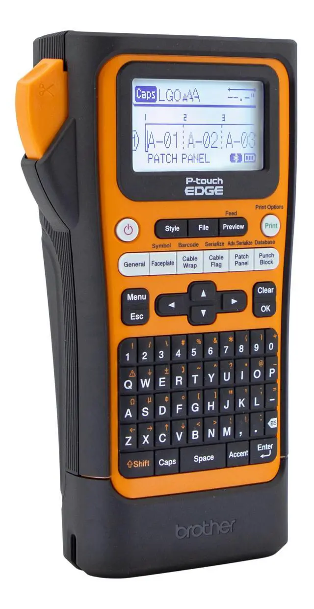 Alt view image 2 of 7 - PT-E310BTVP P-Touch Edge Handheld Industrial Label Printer Kit with Bluetooth and USB-C (up to 18mm Labels)