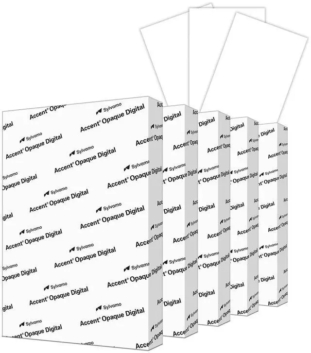 Main image of Opaque White Printer Paper, 12 x 18 20lb Bond/50lb Text Copy Paper 2,500 Sheets (5 Reams) Premium Computer Paper with Smooth Finish, 97 Bright, 74gsm Multipurpose White Paper 188082C