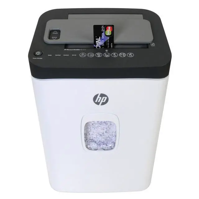 Alt view image 4 of 7 - HP - Micro Cut Paper Shredder, 12-Sheet Manual, 150-Sheet Auto Feed | Micro Cut High Security Shredding, Auto Feed And Manual Capacity, Continuous Performance, Large Capacity, Rolling Casters