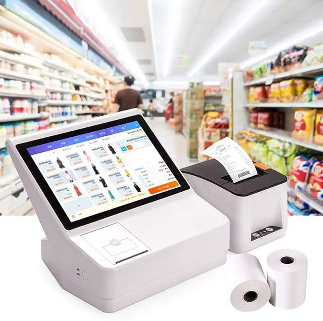 Alt view image 4 of 5 - 2 1/4 x 50 Thermal Paper Receipt Rolls 2.25 x 50 ft Receipt Paper POS Cash Register Fits Credit Card Terminals Verifone (500 Rolls)